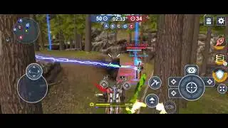 @mech wars (1vs2 assault mode 👉hard to beat the  oppenent💥👉forest map👉need more teleport)