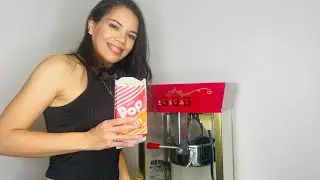 Pipoca doce na pipoqueira elétrica estilo retrô     #pipocadoce  #pipoqueira