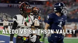 TXHSFB(5A D1 STATE GAME) ALEDO vs SMITHSON VALLEY MUST SEE!!👀