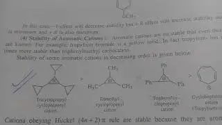 stability order of carbocation