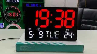 LED Digital Wall Clock
