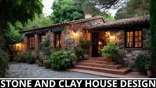 Mediterranean Stone House Design | Built With Ancient Red Clay Secrets