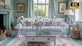 Spring Decor Ideas in Cosy Fairytale Cottage: Slow Living in the Countryside