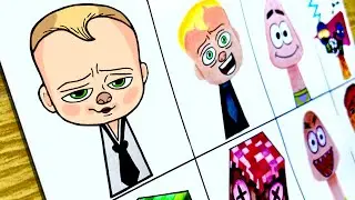 Рисунок Incredibox Sprunki OC: Normal VS Horror / NEW My Sprunki OC Phase