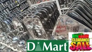 😍 D mart latest clearance sale!!💥 Dmart Stainless Steel kitchen products cheaper price