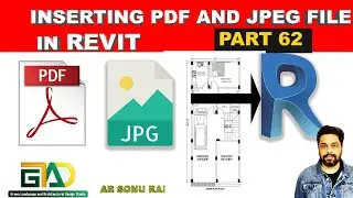 PART 62-INSERTING PDF AND JPEG FILE IN REVIT #revit #bim