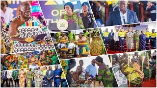Otumfuo graced the Official Opening of Ahafo North Mine at Tarkyire