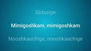 Rosetta Stone Ojibwe Songs Manoominikewin The Ricing Song