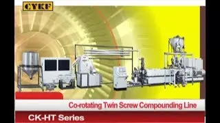 Co-rotating Twin Screw Underwater Pelletizing Compounding Line | CK-70HT