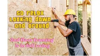 Build a new house in Canada--2nd floor framing continued