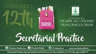 Prudent Scholars | 12th Secretarial Practice | Correspondence with Banks | Part 1 | 13Nov20