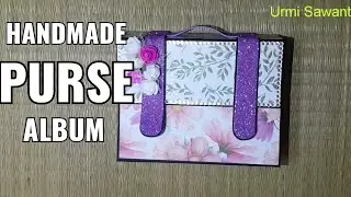 Handbag Album Ideas | Handmade Photo Album Ideas | Floral Theme Album | by Urmi Sawant