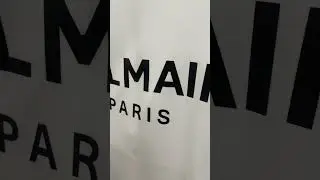 B-almain White 'Balmain Paris' Print T-shirt
