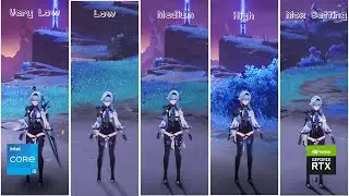 Genshin Impact v2.5 All Settings with FPS Unlocker (Asus TUF Gaming F15 i5-11400H + RTX 3050 )