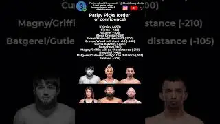 UFC Fight Night bets! Parlay picks & ticket examples! #shorts #ufc #fightnight #ufcpicks #bets