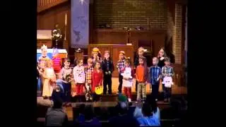 Noah's Ark Preschool Christmas Program 20141