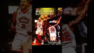 PBA Best Player of the Conference Scottie Thompson and Best Import of the Conference Justin Brownlee