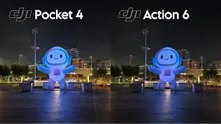 DJI Pocket 4 vs DJI Action 6 | Camera Test Comparison 