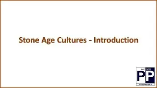 Stone Age cultures -  Introduction (Part 1) Interactive notes