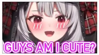 Chloe asks viewers if she's cute and then get embarrassed【Sakamata Chloe】