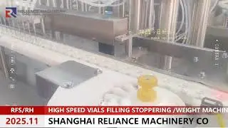 2025 New Sterile Glass Vials Filling Stoppering Machine with Online weight check Volume #RELIANCE