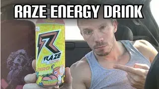 Wet A$$ Peach 🍑 New! White Peach Raze Energy Drink REVIEW