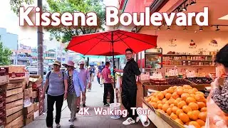 【4K】𝐖𝐀𝐋𝐊 🇺🇸 Kissena Boulevard in Flushing Queens NYC