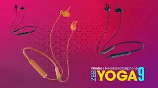 Zebronics | ZEB Yoga 9 | Wireless Neckband Earphones