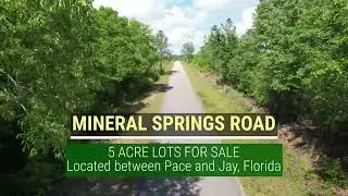 Mineral Springs FL Land Development - Santa Rosa County, Florida - 5 AC LOTS FOR SALE