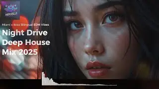 Night Drive Deep House Mix 2025 | Miami x Ibiza Bilingual EDM Vibes