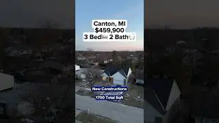 $459,900 Canton, MI Home Tour: 3 Bed, 2 Bath | New Construction