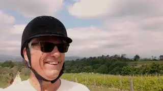 TUSCANY, ITALY HORSE RIDING THROUGH THE VINEYARDS