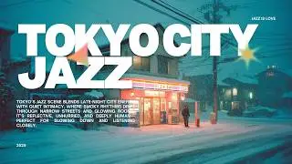 Playlist | snowy nights in Hokkaido chill evening jazz 🌧️ | warm jazz mix