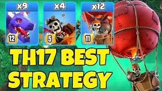 TH17 Dragon + RC Charge + Rocket Balloon Attack Strategy | TH17 Attack Strategies (Clash of Clans)
