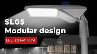 Huadian lighting | SL05 modular design & high strength structure LED street light