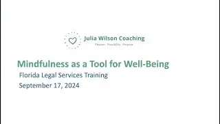 Mindfulness as a Tool for Well-Being
