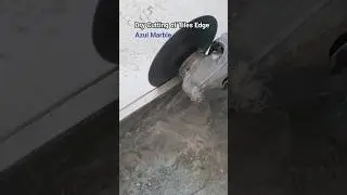 Dry Cutting of Tiles Edges To Make Smooth Thresholds #shorts #youtubeshorts #usa #viral #tiles