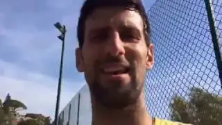 Novak Djokovic's Wife Reproving him | Ba&scaron; ti hvala ljubavi