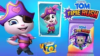 Talking Tom Gold Run 2 Pirate Angela unlocked vs Roy Raccoon Gameplay Android ios