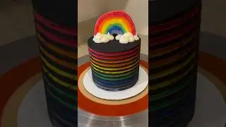 Rainbow Cake #cake #rainbow  #baking
