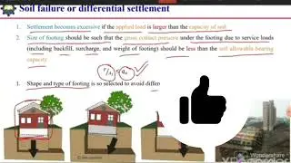 Soil failures in structures stability| differential settlement of structure| how to fail a structure