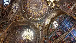 Vank Church, Esfahan: The GOLD-PLATED interior of a 17th century Masterpiece | Iran 4K
