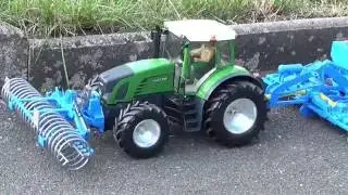 MFZ Blocher Fendt 936 mit verschiedenen Anbauger&auml;ten (Bruder-Umbau HD)