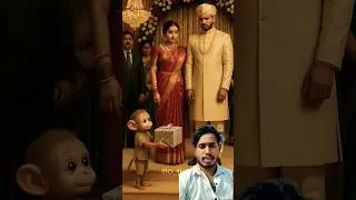 Poor Baby Monkey Wedding Made Everyone Cry 😢❤️😭#babymonkey#monkeychef#poorbaby