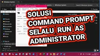 Solution for Command Prompt (cmd) Always Running as Administrator When Opened - Win 11 Laptop 24H2