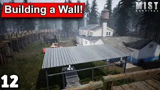 Mist Survival - Building a Wall around my Base!