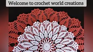 Vintage Inspired Crochet Pattern #makewithme #crochetdoily #crochetworldcreations #tutorial 