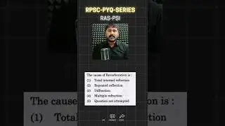 RPSC RAS ​​PSI 2025 PYQ | Reverberation is the cause of echo | General Science Question