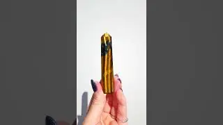 Tigers Eye & Hematite Point. #tigerseye #hematite #crystals #crystalpower