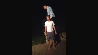 Cole's ice bucket challenge.